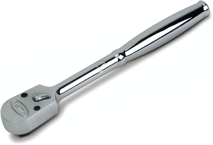 Williams JHWS-52EHA 1/2-Inch Drive Enclosed Head Ratchet with Chrome Finish, Single Pawl Ratchet Design, 36 Tooth Gear Engagement - 10-1/4 Inches
