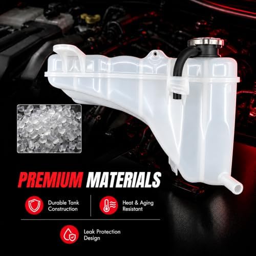 603-380 Engine Coolant Reservoir Tank with Cap for Chrysler 300