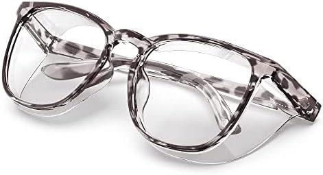 MORK&SUKY Safety Glasses, Stylish Goggles With No Fog Lense, Alternatives To Regular Protective Eyewear For Lab and Nursing.