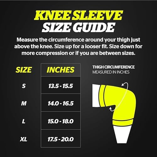 Storelli Knee Sleeve, Compression Knee Brace, Zero-Slip Silicone Band, Customizable Fit, Performance Support and Recovery, Superior Breathability
