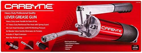 Carbyne Grease Gun, Lever Handle, Heavy-Duty Professional Series