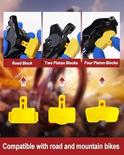 Brake Bleed Kit for Shimano, TEKTRO, TRP Hydraulic Disc Brakes, Mountain Brake Bleed Kit Including High Performance Mineral Oil Brake Fluid.