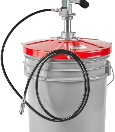 Zeeline By Milton ZE550, Grease Pump, 1.2 Ounces Per 28 Strokes, Designed To Fit 25-50 LBS of Grease, Manual Grease Pump with Carrying Handle, Maximum Output Pressure 3500 PSI