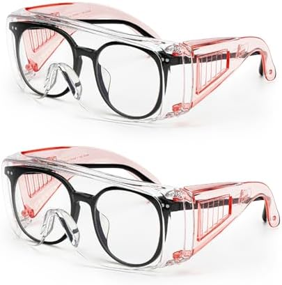 UNCO- Safety Goggles Over Glasses, Protective Goggles, Anti Fog, Work, Safety Glasses Over