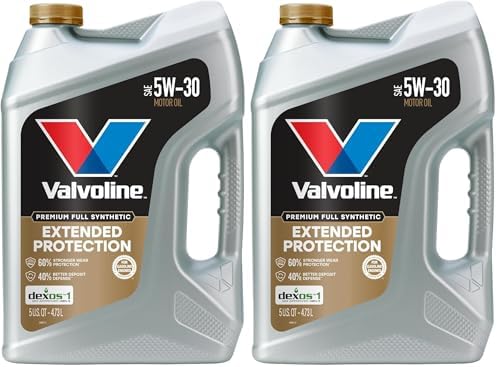 Valvoline Extended Protection Full Synthetic Motor Oil SAE 5W-30 5 QT (Pack of 2)