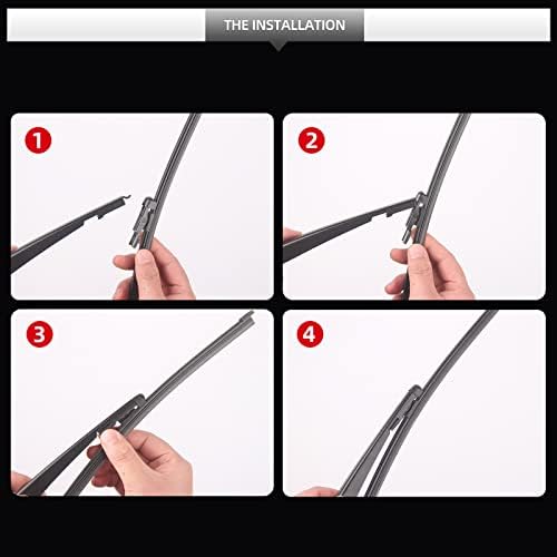 Back Windshield Wiper Blades for BMW X1 2009-2015