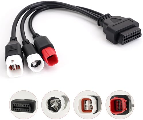 3-in-1 OBD2 Diagnostic Adapter for Yamaha Kline Euro5 Motorcycle