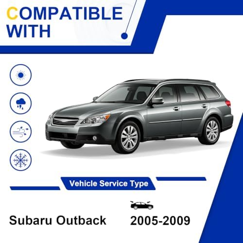 KAIYI 3 Pack Windshield Wipers Compatible with Subaru Outback 2005-2009