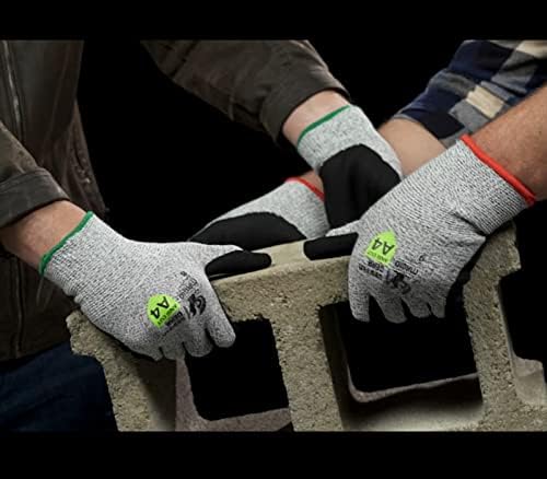 MAGID Griffin Gear ANSI A4 Sandy Nitrile Coated Work Gloves