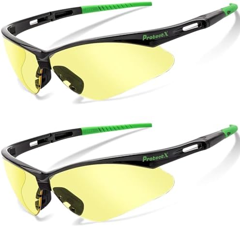 ProtectX Safety Glasses for Men & Women, Safety Sunglasses
