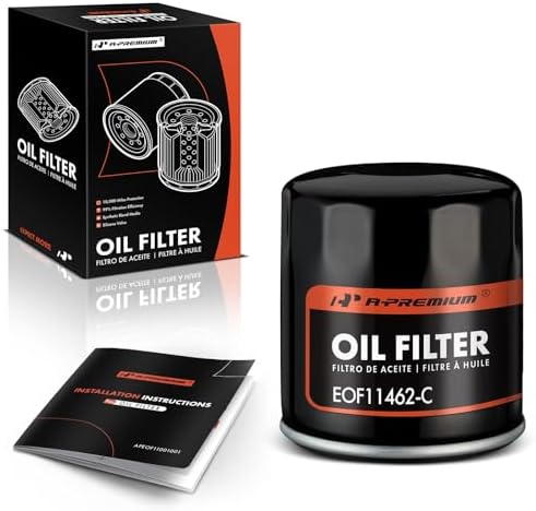 A-Premium 10K Miles Protection Spin On Oil Filter Compatible with Chevrolet