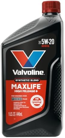 Valvoline High Mileage 150K with MaxLife Plus Technology 5W-20 Motor Oil 1 Quart