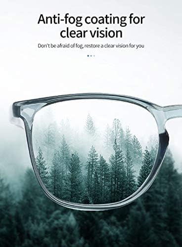 Alsenor Safety Glasses Anti Fog Goggles Protective Eyewear Blue Light Blocking Anti Dust UV Protection Glasses For Men Women (Yellow)