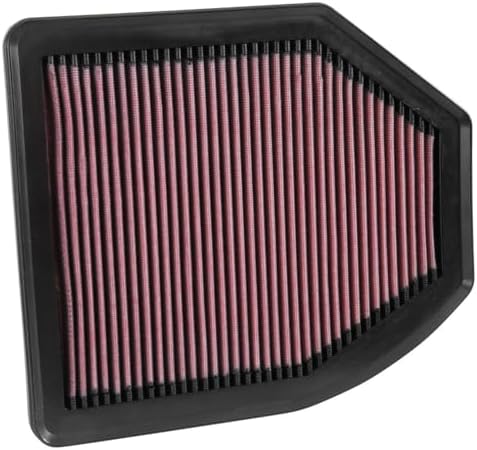 K&N High-Flow Original Lifetime Engine Air Filter: Washable, 33-5035