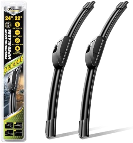 24" and 22" Silicone Windshield Wiper blades Replacement for