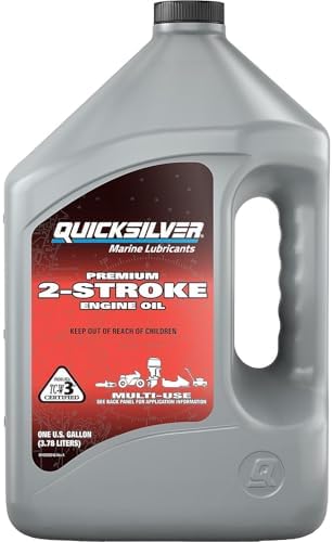 Quicksilver Premium 2-Stroke Engine Oil, 1 Gallon