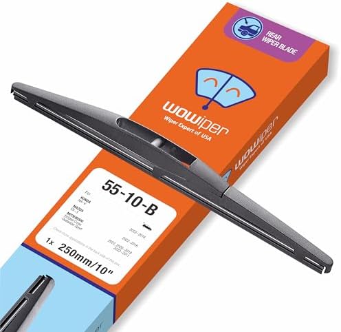 10 inch (10-B) Rear Wiper Blade Replacement for Honda HRV 2022-2016 /Mitsubishi Outlander Sport 22-11 Eclipse Cross 22-18 /Infiniti QX56 QX80 22-11 /Leaf 17-11 Back Windshield +More