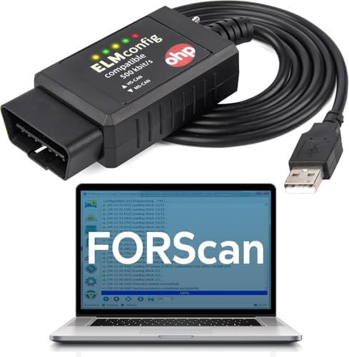 OHP FORScan ELM327 OBD2 to USB Diagnostic Scan Tool for Ford MS-CAN/HS-CAN