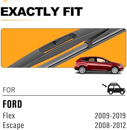 AUTOBOO 12" Rear Wiper Blade Replacement for Ford Flex 2019-2009 Escape