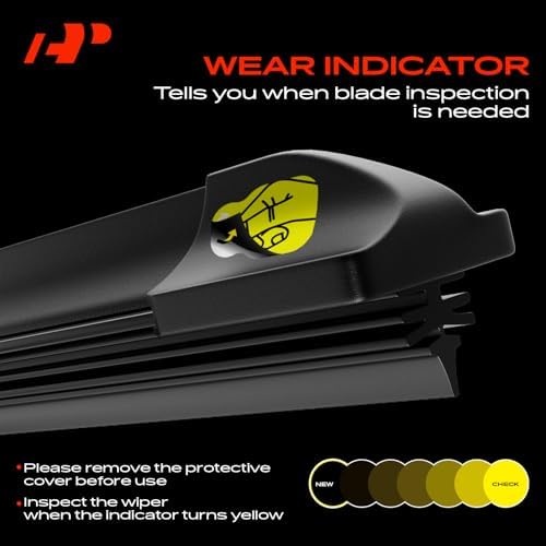 A-Premium 28" + 24" Windshield Wiper Blades Compatible with Honda