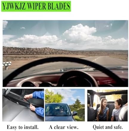 3 Wipers Replacement for Mitsubishi Outlander Sport 2011-2024 (Set of 3)