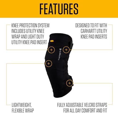 Carhartt Utility Knee Wrap, Black, Small