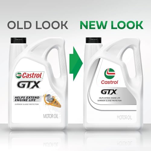 Castrol GTX 10W-40 Conventional Motor Oil, 5 Quarts, Pack of 3