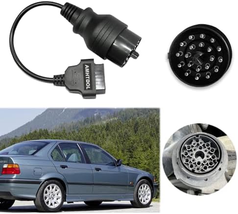 OBD1 to OBD2 Adapter for BMW 20 Pin to 16 Pin OBD2 Diagnostic Cable