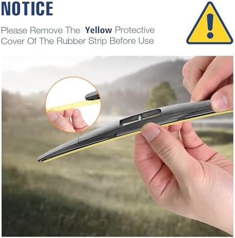 14" Rear Wiper Blade Replacement for Subaru Forester 2023-2006/Outback 2019-2005/Ascent 2023-2019/Tribeca 14-06 Legacy/Impreza 09-05;Honda Fit 20-07 Rear Windshield Wiper Blade(14-B/H354)