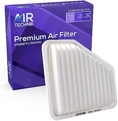 AirTechnik CA10169 Replacement Engine Air Filter | Fits Toyota Avalon, Camry, Corolla, Matrix, RAV4, Venza, Scion tC, xB, Pontiac Vibe, Lexus ES350, Lotus Evora (Select 2005-2021 Models) - 17801-31120