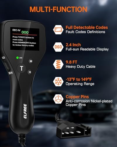 ELFREE OBD1 Scanner Compatible with Ford Lincoln Mercury 1981-1995