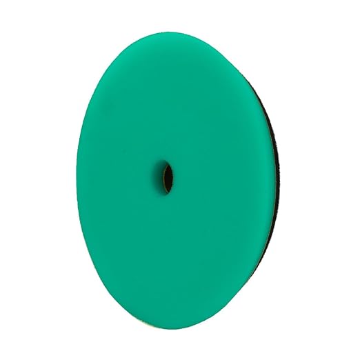 Maxshine 6" Universal Polishing Foam Pad for Cutting – Low Profile Hook & Loop Pad with Rubber Backing – Compatible with Long Throw DA Polishers – EVA Foam for Heat & Pressure Absorption