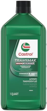Castrol Transmax High Mileage Automatic Transmission Fluid, 1 Qt, Pack of 6