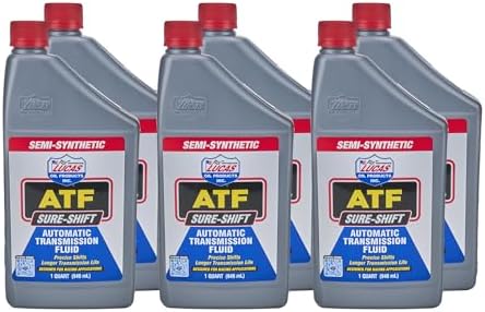 Lucas Oil 10052-PK6 Semi-Synthetic Automatic Transmission Fluid - 1 Quart,Pack of 6