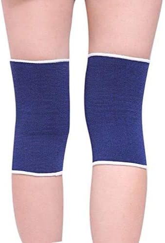 JUMISEE Adult Knee Pad for Men Women, Anti-Slip Padded Sponge Knee Brace Breathable Elastic Knee Support for Football Volleyball Dance Skating