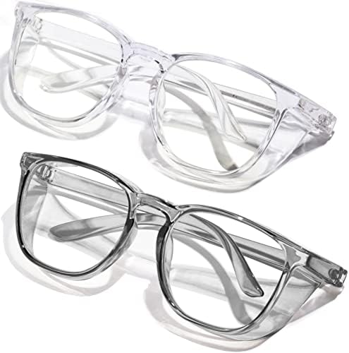 Safety Glasses Anti Fog Clear Blue Light Blocking Eye Protection Nurse Goggles for Women Men