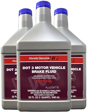 Honda 08798-9108 DOT 3 Motor Vehicle Brake Fluid 32 FL OZ (1 Quart) (3)