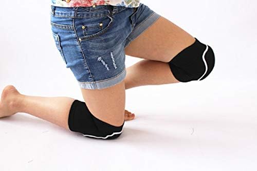 JUMISEE Kids Knee Pad, Anti-Slip Padded Sponge Knee Brace Breathable Flexible Elastic Knee Support for Football Volleyball Dance Skating Basketball Sports