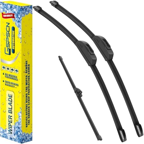 GSPSCN 22" 22" Front Windshield Wipers Blades & 11” Rear Wiper Set (3 Pack)