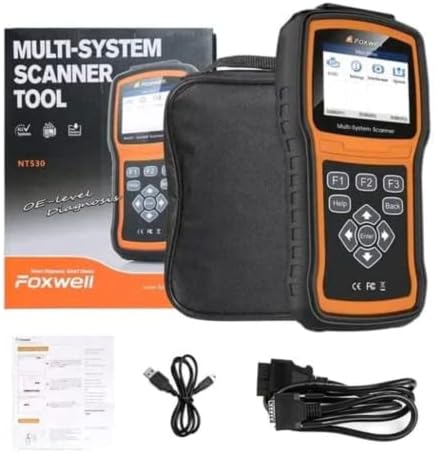 FOXWELL NT530 for GM Chevrolet - All Systems, All Maintenance Service - Bidirectional Diagnostic Tool - OBD2 Scanner - Code Reader ABS Bleed SRS Airbag SAS TPMS TPS EPB Oil