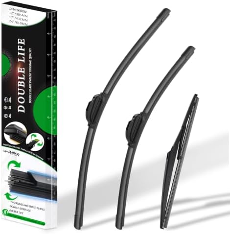 Windshield Wiper Blades compatible with 2006-2012 Toyota RAV4