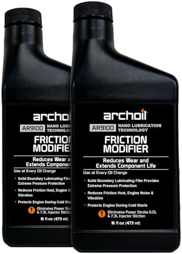 Archoil AR9100 Friction Modifier Value Pack - Two 16oz Bottles of AR9100 for Two Powerstroke Treatments…