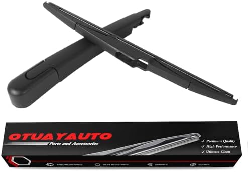 OTUAYAUTO Rear Windshield Wiper Replacement for Kia Sportage 2017-2022, Carens 2013-2019, Hyundai I10 2013-2022 Back Window Wiper Blade Arm Cover Kits Accessories Assembly