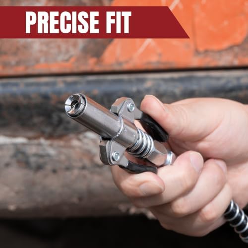 Thorstone 7000PSI Heavy Duty Pistol Grip Grease Gun Kit, 14oz, 7PCS