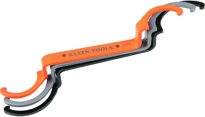 Klein Tools 70553 31-Piece Pro Folding Hex Key Set 50900R 3-Piece Conduit Lockout Wrench Set, Tighten and Loosen Locknuts