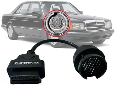 OBD2 to OBD1 Cable for MB Benz 38 Pin OBD2 Adapter Diagnostic Connector