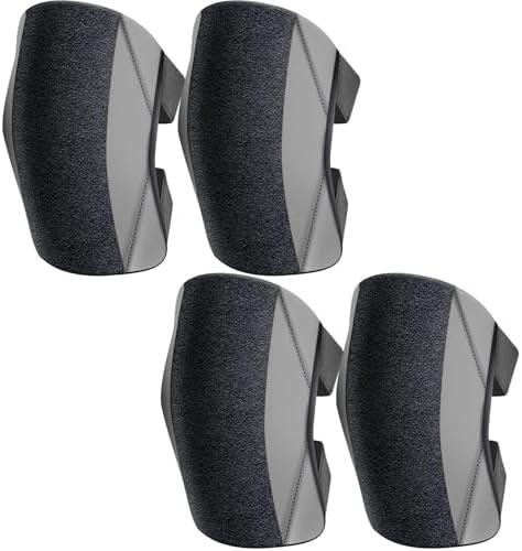 2 Pack Garden Knee Pads for Adults, Foam Padding Kneepads for Work, Gray