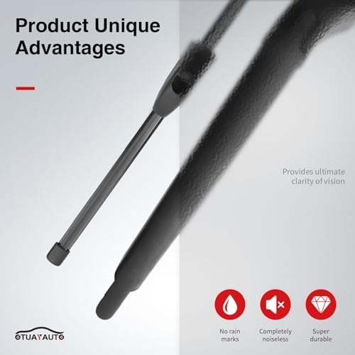 Replacement for Hyundai Elantra GT, I30 2012-2017 Vehicles, Rear Windshield Back Wiper Arm Blade Set - OTUAYAUTO Factory OEM Replacement 98811A5000