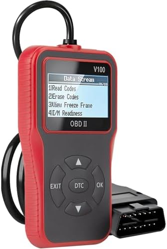 V100 OBD2 Diagnostic Diagnostic Tool Tool, Code Reader, Engine Light Diagnostic Tool, Battery Voltage Tester, for OBD2 Cars & Trucks Since 1996