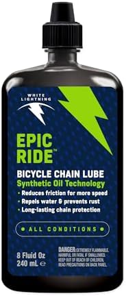 White Lightning Epic Ride All-Conditions Bike Chain Lubricant 8 fl oz